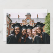 Modern Afstuderen 2025 High School Foto Afstuderen Aankondiging (Achterkant)