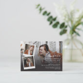 Modern Afstuderen 2025 open huis mini-uitnodiging Informatiekaartje (Staand voorkant)