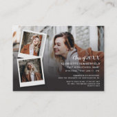 Modern Afstuderen 2025 open huis mini-uitnodiging Informatiekaartje (Voorkant)