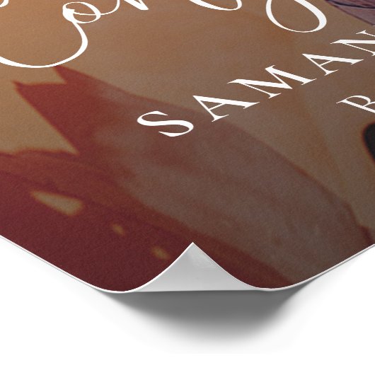 Modern Afstuderen 2025 Photo Script Afstudeerder P Poster (Hoek)