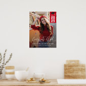 Modern Afstuderen 2025 Photo Script Afstudeerder P Poster (Keuken)