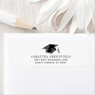 Modern Afstuderen 2025 Retouradres Etiket