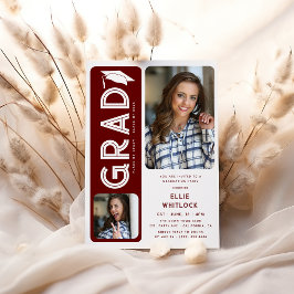 Modern Afstuderen 2 foto afstudeerfeest Kaart