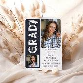 Modern Afstuderen 2 foto afstudeerfeest Kaart