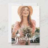 Modern Afstuderen 2 Foto Afstuderen Aankondiging (Voorkant)