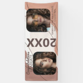 Modern Afstuderen | 2 Fotocollage-Afstuderen Spandoek (Verticaal)