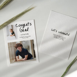 Modern Afstuderen 2 foto's van toen en nu Kaart