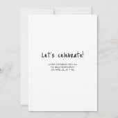 Modern Afstuderen 2 foto's van toen en nu Kaart (Achterkant)