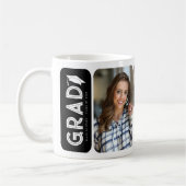 Modern Afstuderen 3 Foto Afstuderen Keepake Gift Koffiemok (Links)