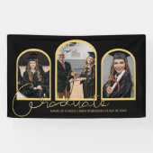 Modern Afstuderen | 3 Kunstfotocollage Spandoek (Horizontaal)