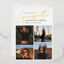 Modern Afstuderen 4 foto's Afstuderen Aankondiging