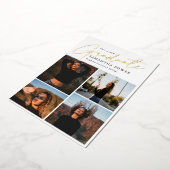 Modern Afstuderen 4 foto's Afstuderen Aankondiging (Gedraaid)