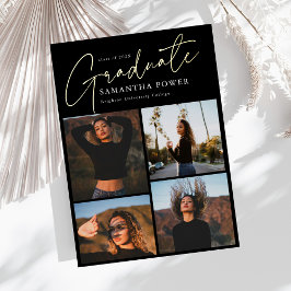 Modern Afstuderen 4 foto's Afstuderen Aankondiging