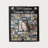 Modern Afstuderen 52 Fotocollage Custom Wandkleed (Voorkant)