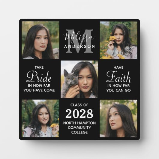 Modern Afstuderen 5 Afstuderen voor fotocollage Fotoplaat (Voorkant)