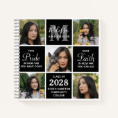 Modern Afstuderen 5 Afstuderen voor fotocollage Notitieboek (Voorkant)