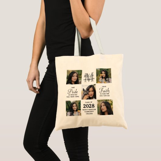 Modern Afstuderen 5 Afstuderen voor fotocollage Tote Bag (Voorkant (product))