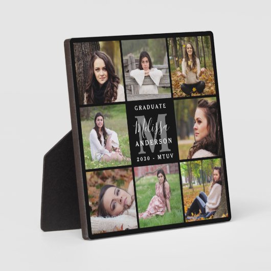 Modern Afstuderen - Aangepast 8 Foto-collage Fotoplaat (Voorkant)