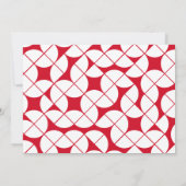 Modern Afstuderen aangepast MCM-patroonrood Kaart (Achterkant)