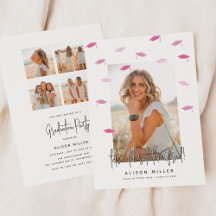 Modern Afstuderen Afstuderen Celebration Pink