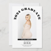 Modern Afstuderen Afstuderen foto aankondiging (Voorkant)