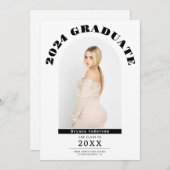 Modern Afstuderen Afstuderen foto aankondiging (Voorkant / Achterkant)