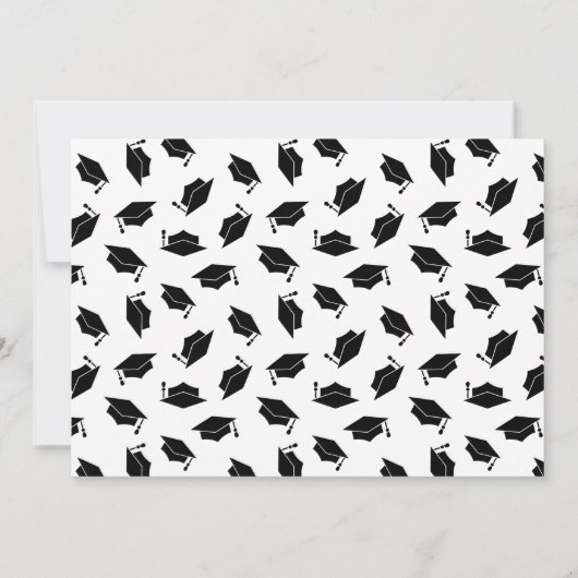 Modern Afstuderen Afstuderen Foto Kaart (Achterkant)