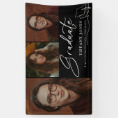 Modern Afstuderen Afstuderen Foto Spandoek (Verticaal)