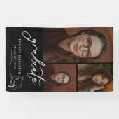 Modern Afstuderen Afstuderen Foto Spandoek (Horizontaal)