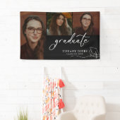 Modern Afstuderen Afstuderen Foto Spandoek (Insitu)