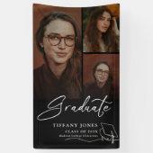 Modern Afstuderen Afstuderen Foto Spandoek (Verticaal)