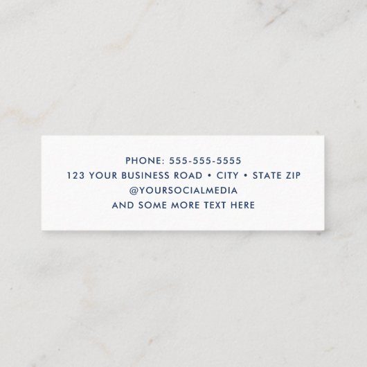 Modern afstuderen afstuderen studentennetwerken mini visitekaartje (Achterkant)