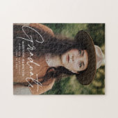 Modern Afstuderen Afstuderen van de Foto van White Legpuzzel (Horizontaal)