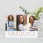 Modern Afstuderen Afstuderen voor fotocollage Aankondiging (Staand voorkant)