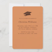 Modern Afstuderen Arch Fotoafstudeerfeest Kaart (Achterkant)