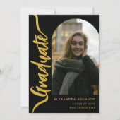 Modern Afstuderen Arch-fotoscript Aankondiging (Voorkant)