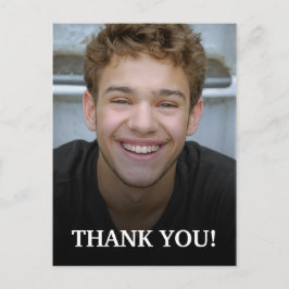 Modern Afstuderen Bedankt Foto Briefkaart
