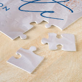 Modern Afstuderen blauw Afstuderen van de Foto van Legpuzzel (Zijkant)