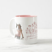 Modern Afstuderen Blooming Wilde Afstuderen Tweekleurige Koffiemok (Voorkant links)