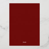 Modern Afstuderen Bold School en College Afstudere Folie Uitnodiging (Achterkant)