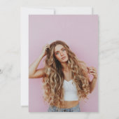 Modern Afstuderen Celebration Foto Afstuderen Kaart