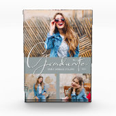 Modern Afstuderen collage op grijs Fotoblokken (Voorkant)