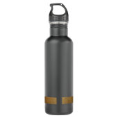 Modern Afstuderen Custom School naam Klasse van 20 Waterfles (Achterkant)