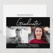 Modern Afstuderen dan Manuscript en nu de Foto van Aankondiging (Voorkant / Achterkant)