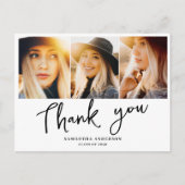 Modern Afstuderen dank u Briefkaart (Voorkant)