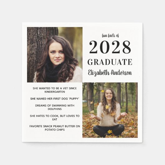 Modern Afstuderen feiten 2 Foto Afstuderen Servet (Voorkant)