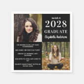 Modern Afstuderen feiten Afstuderen 2 Foto Servet (Voorkant)