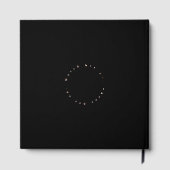 Modern Afstuderen Foto Folie Guestbook Gastenboek (Achterkant)