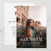 Modern Afstuderen Foto RN Verpleegkundige Afstudee Kaart (Voorkant / Achterkant)