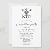 Modern Afstuderen Foto RN Verpleegkundige Afstudee Kaart (Voorkant)